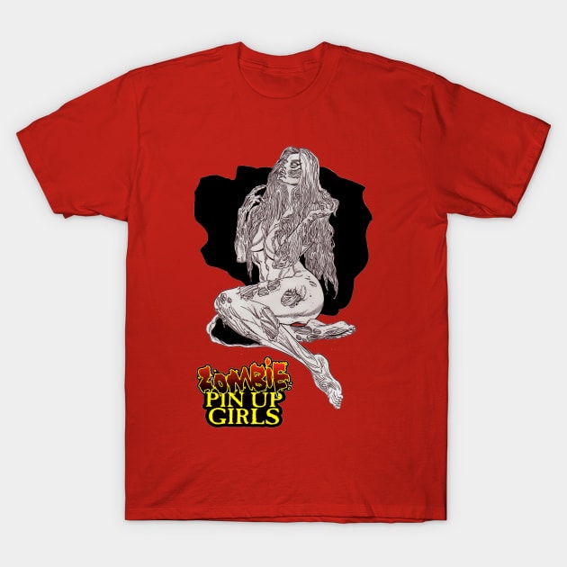 Zombie Pinup Divas : Bask T-Shirt by rsacchetto